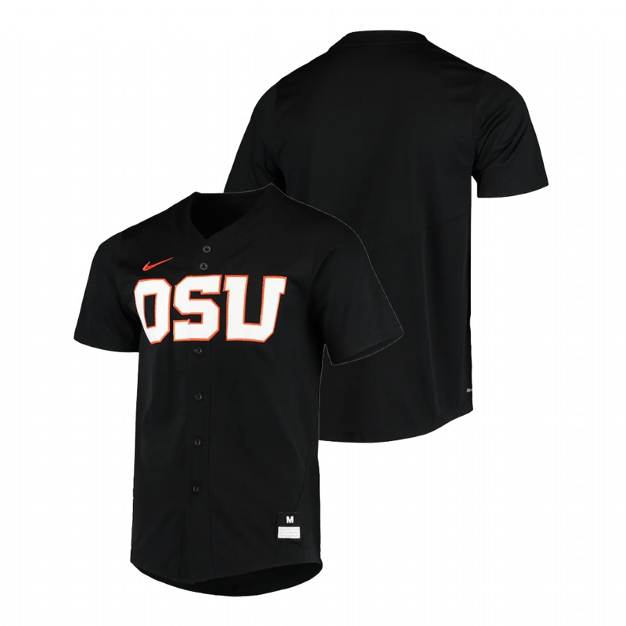 men oregon state beavers custom vapor untouchable elite college baseball black jersey
