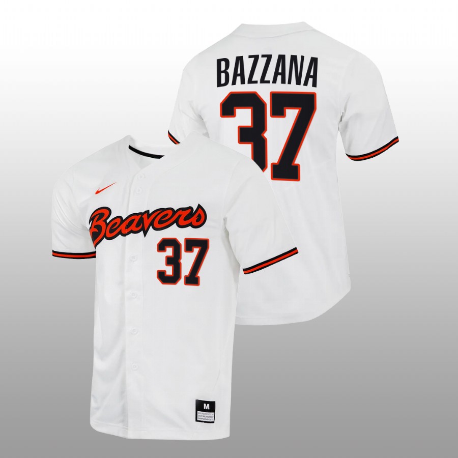 men-oregon-state-beavers-travis-bazzana-white-college-baseball-full-button-jersey