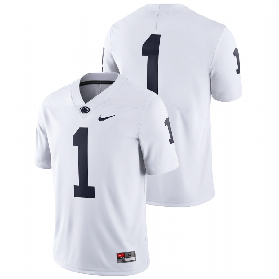 men penn state nittany lions custom white college football limited jersey