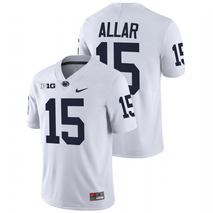 men penn state nittany lions drew allar 2022 limited college football white jersey