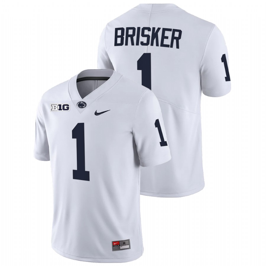 men penn state nittany lions jaquan brisker white college football limited jersey