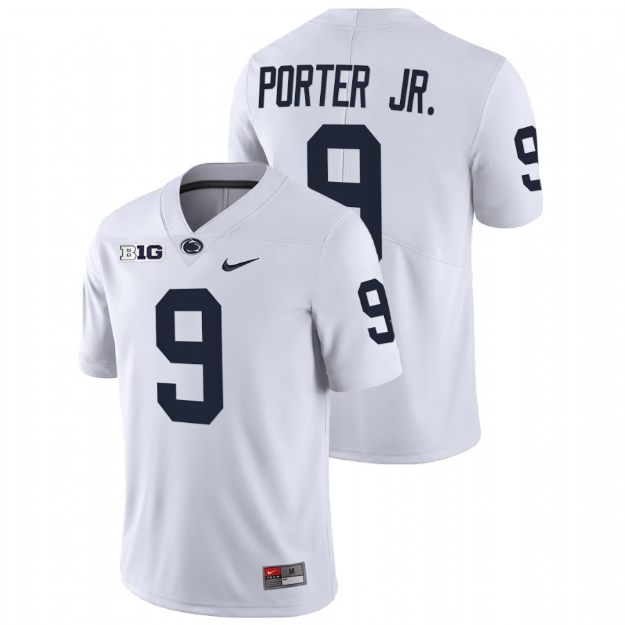 men penn state nittany lions joey porter jr. 2022 limited college football white jersey