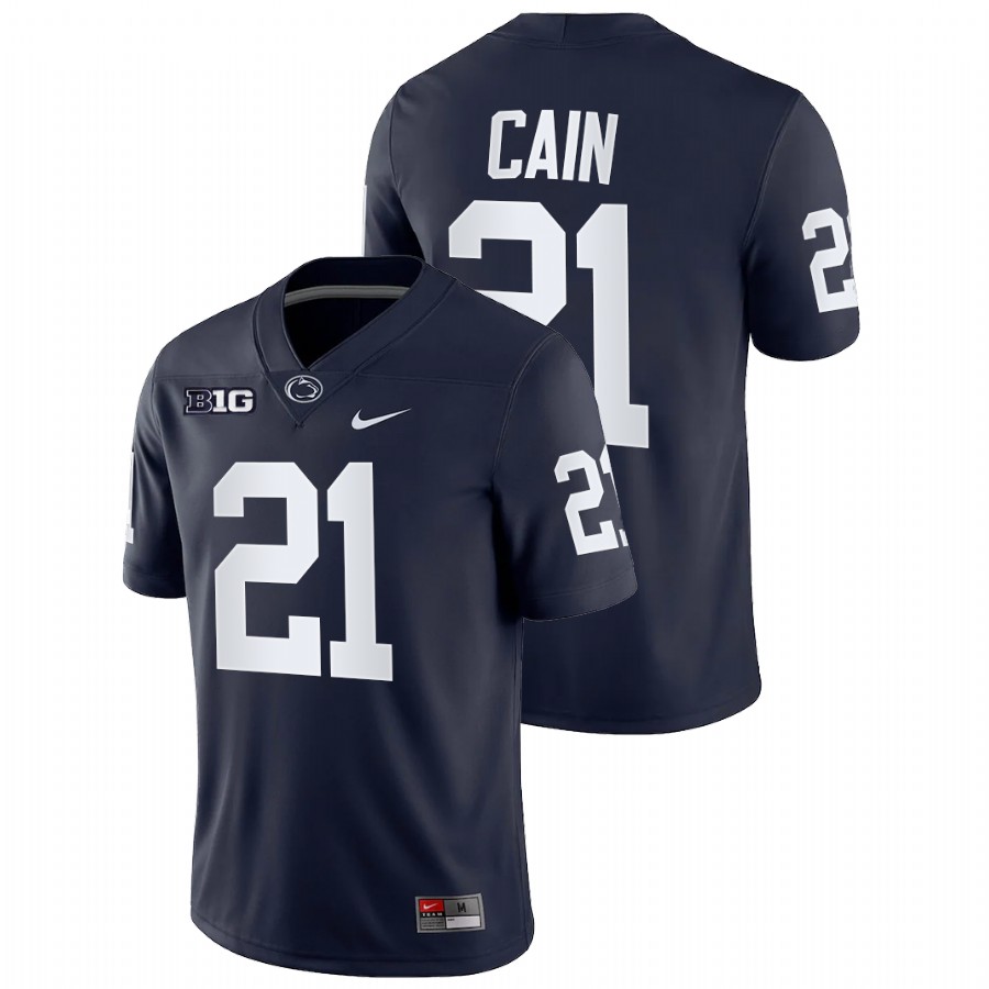 men penn state nittany lions noah cain navy college football game jersey