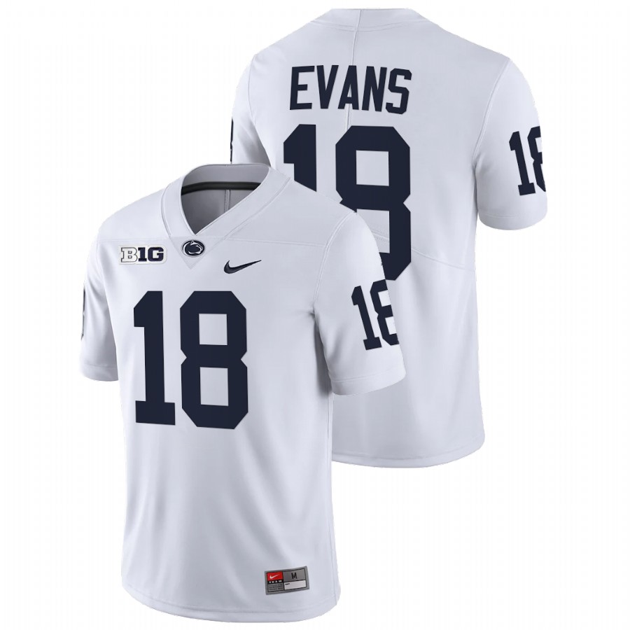 men penn state nittany lions omari evans 2022 limited college football white jersey