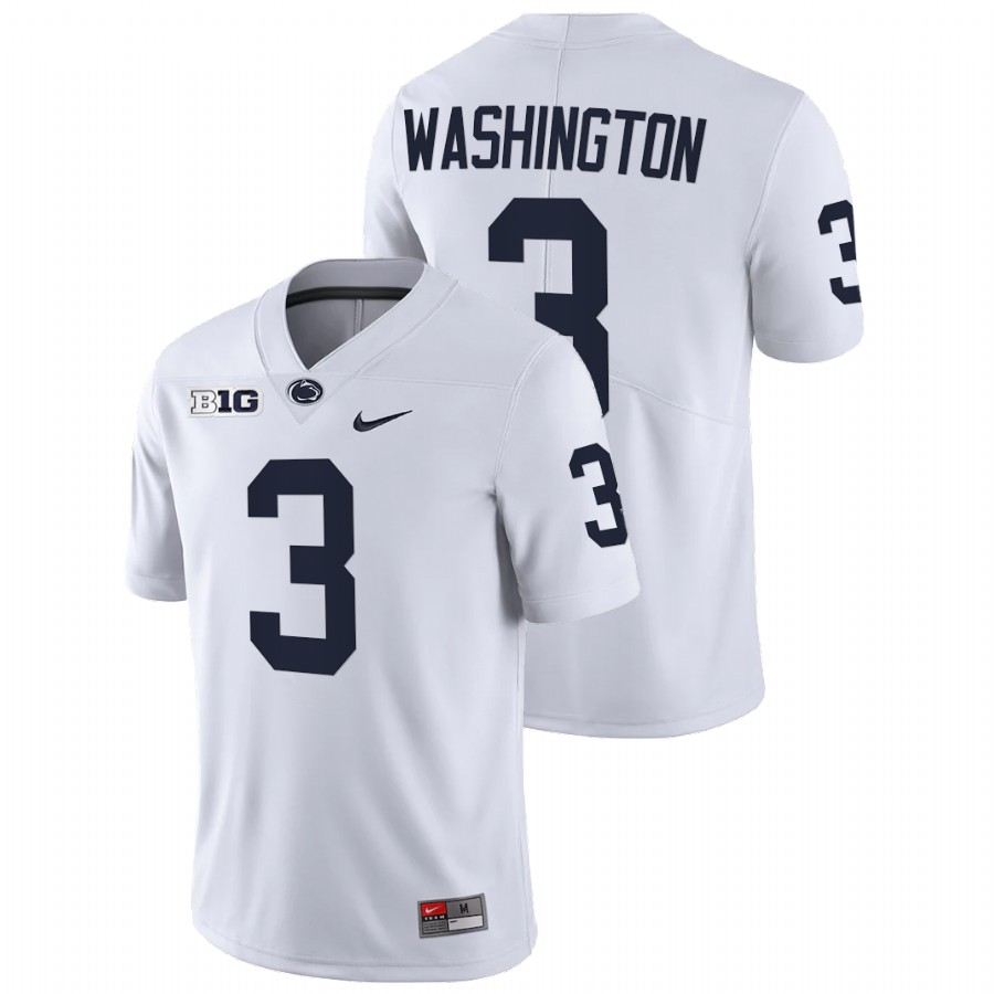 men penn state nittany lions parker washington white college football limited jersey