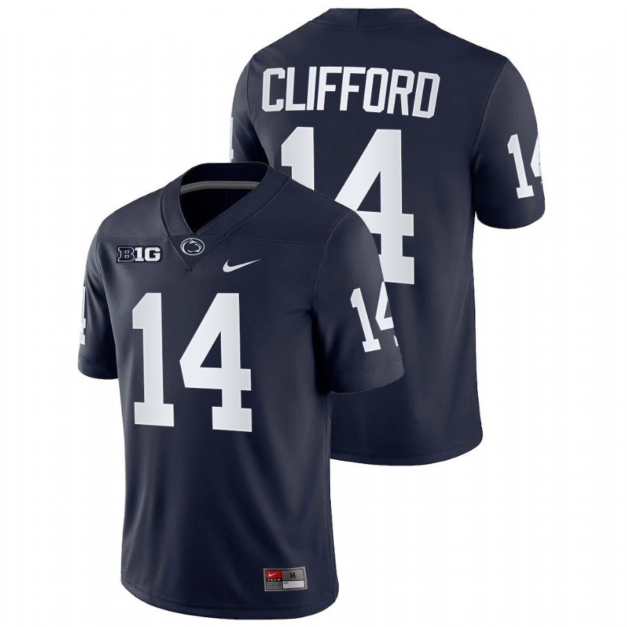 men penn state nittany lions sean clifford navy college football game jersey