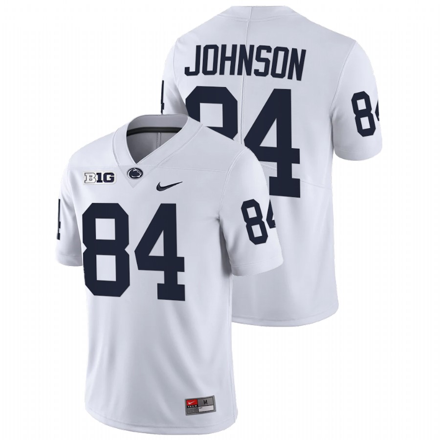 men penn state nittany lions theo johnson 2022 limited college football white jersey