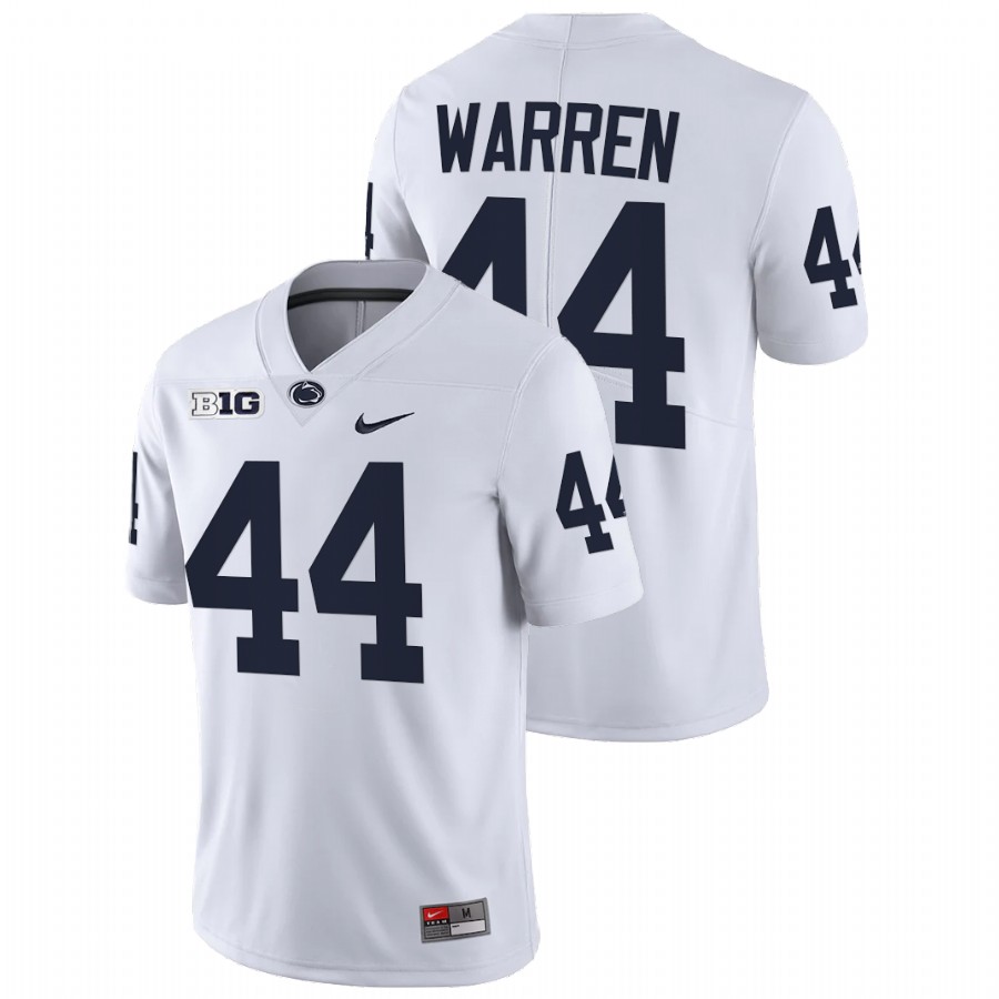 men penn state nittany lions tyler warren 2022 limited college football white jersey