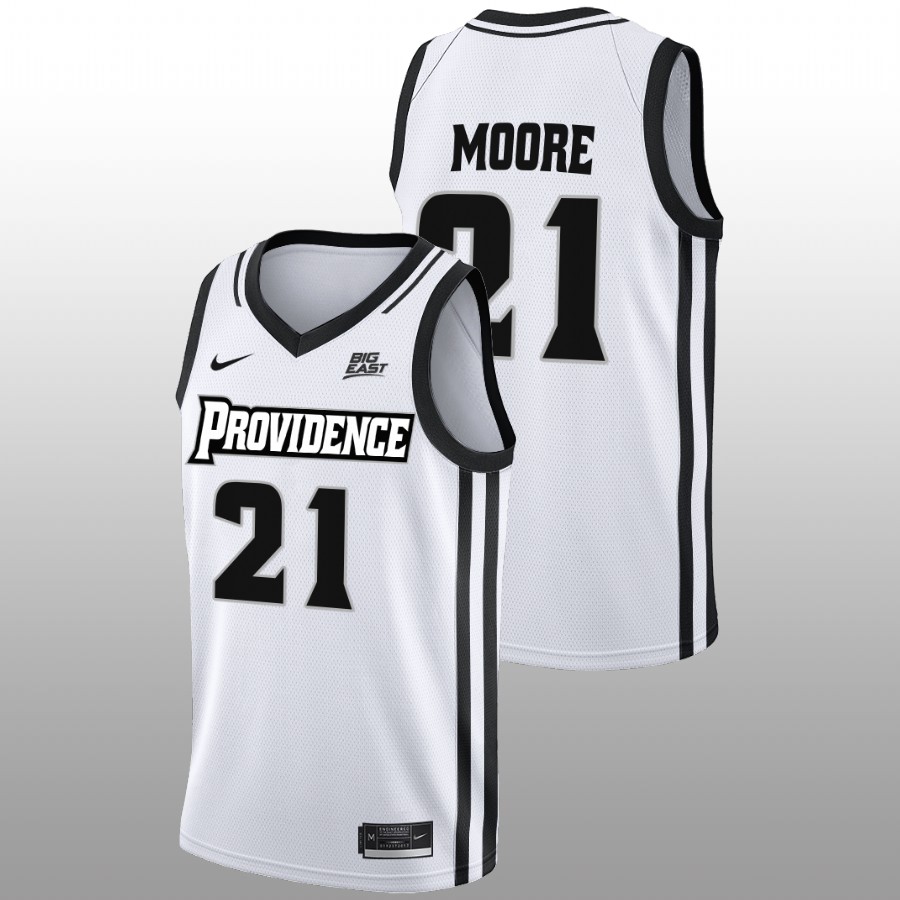 men providence friars clifton moore 2022 23 home college basketball white jersey
