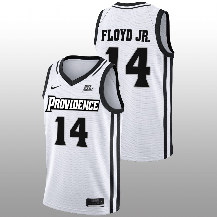 men providence friars corey floyd jr. 2022 23 home college basketball white jersey