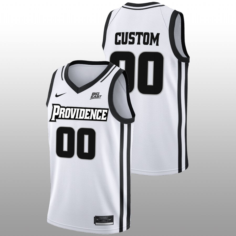 men providence friars custom 2022 23 home college basketball white jersey