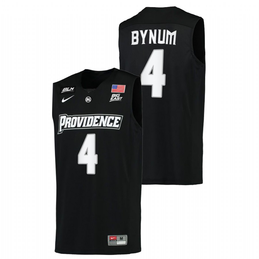men providence friars jared bynum 2021 22 replica college basketball black jersey