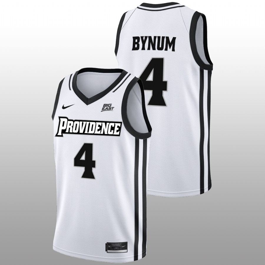 men providence friars jared bynum 2022 23 home college basketball white jersey