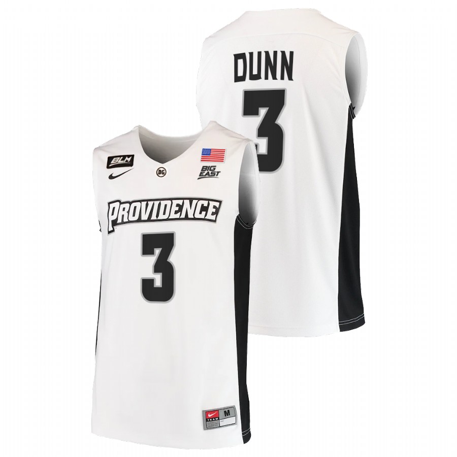 men providence friars kris dunn nba alumni college basketball white jersey
