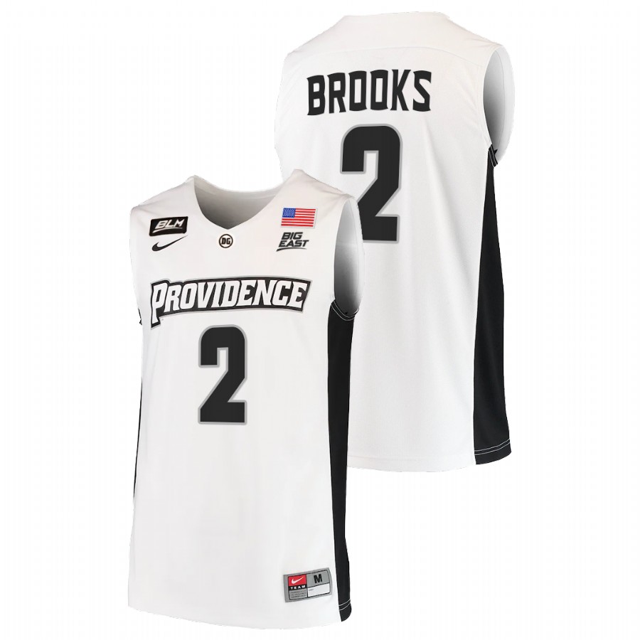 men providence friars marshon brooks alumni college basketball white jersey