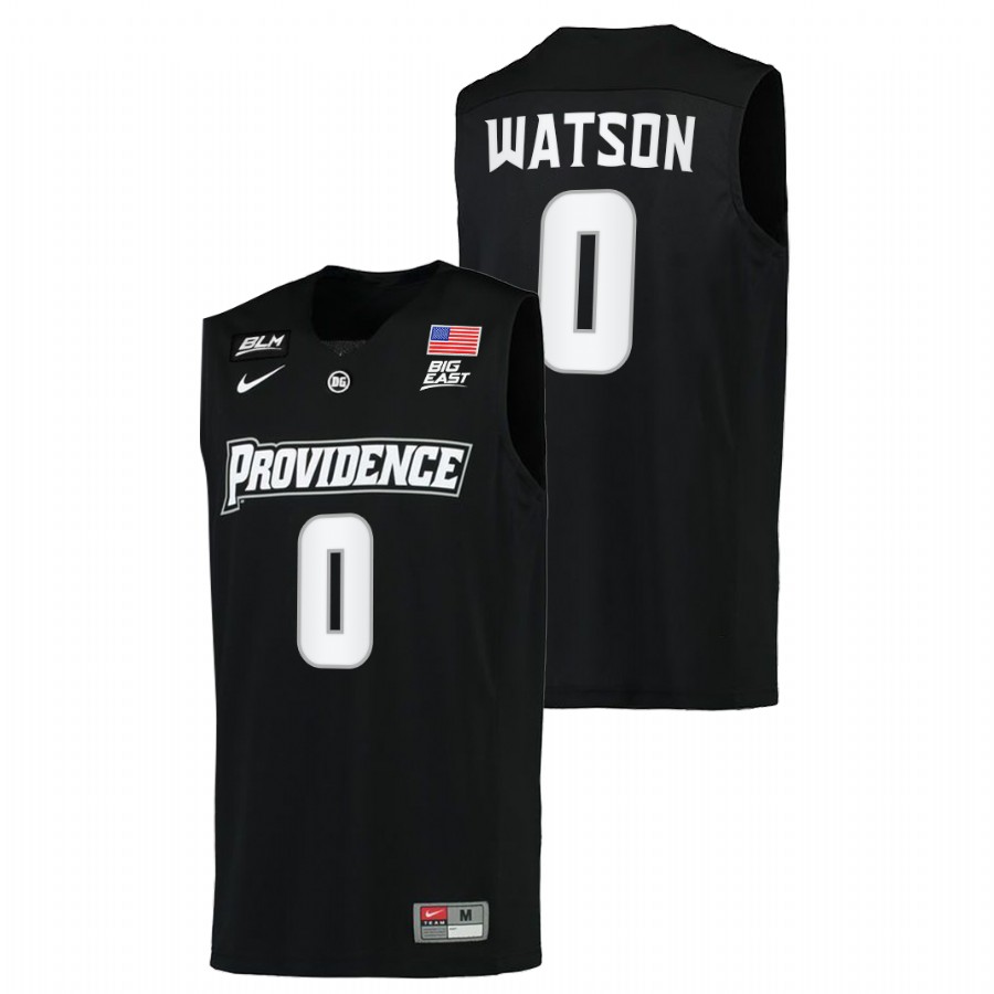 men providence friars nate watson 2021 22 replica college basketball black jersey