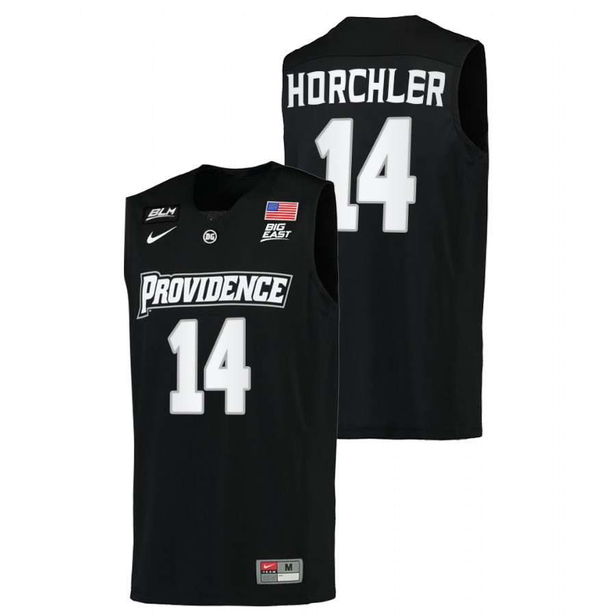 men providence friars noah horchler 2021 22 replica college basketball black jersey