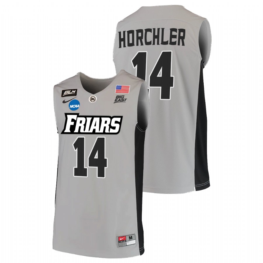 men providence friars noah horchler blm basketball 2022 ncaa march madness grey jersey