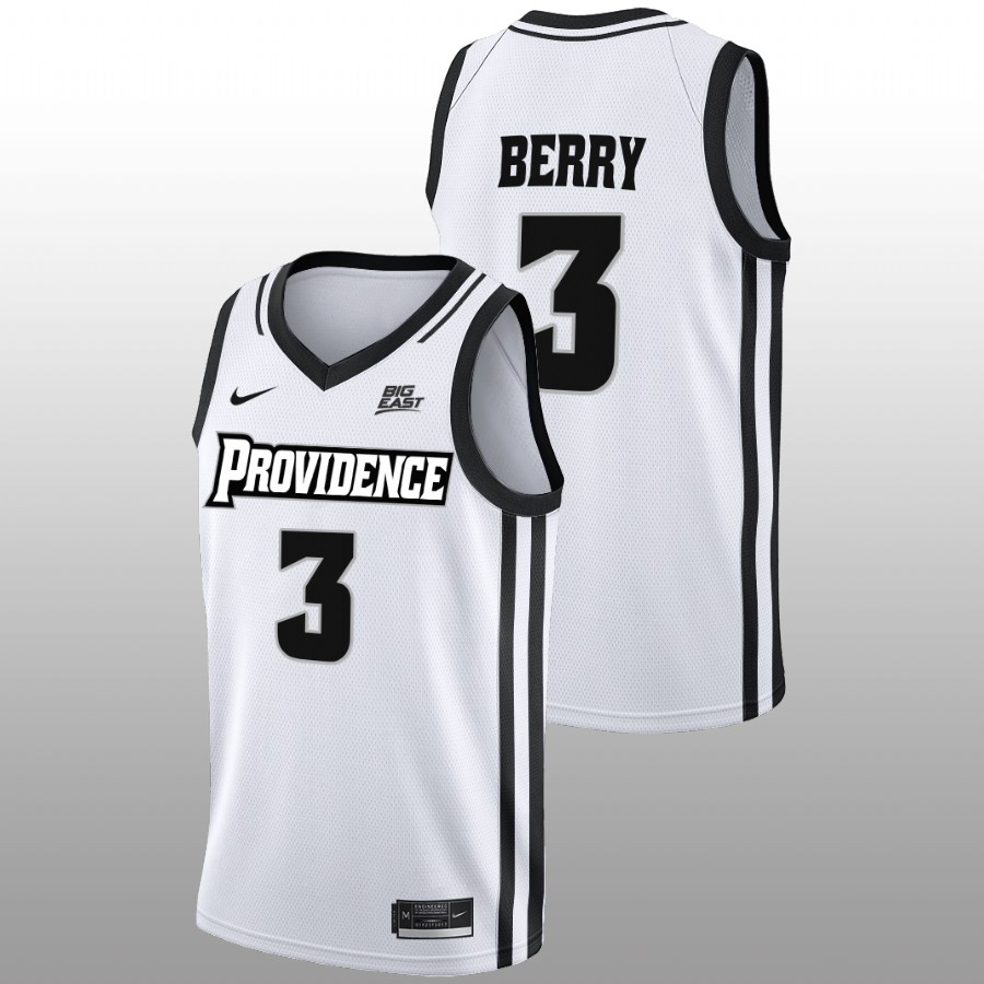 men providence friars quante berry 2022 23 home college basketball white jersey