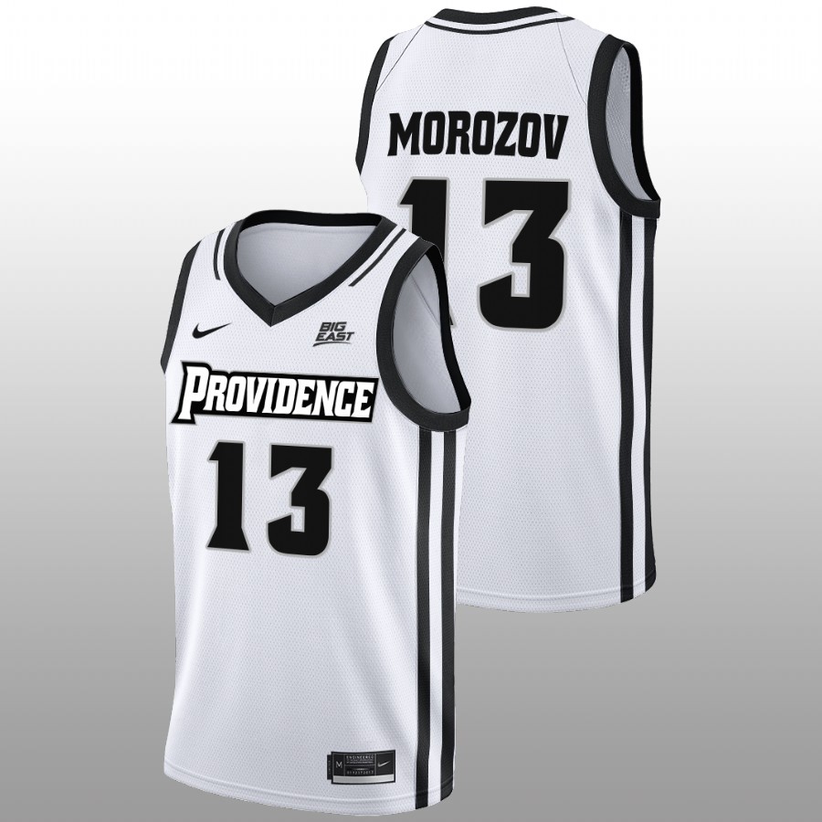 men providence friars scott morozov 2022 23 home college basketball white jersey