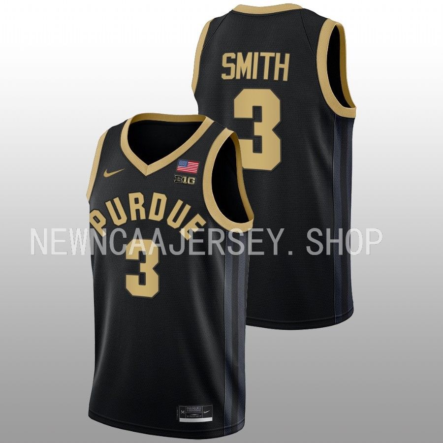 men purdue boilermakers braden smith 2022 23 college basketball black jersey