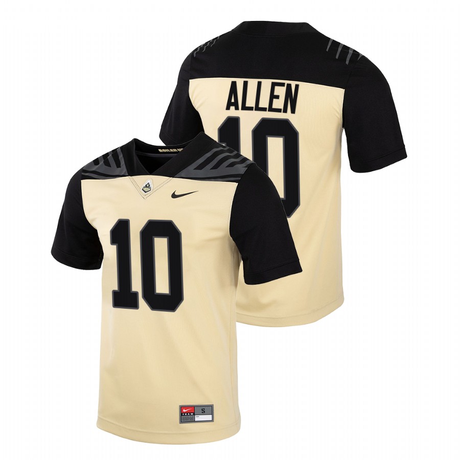 men purdue boilermakers cam allen vapor untouchable college football gold jersey