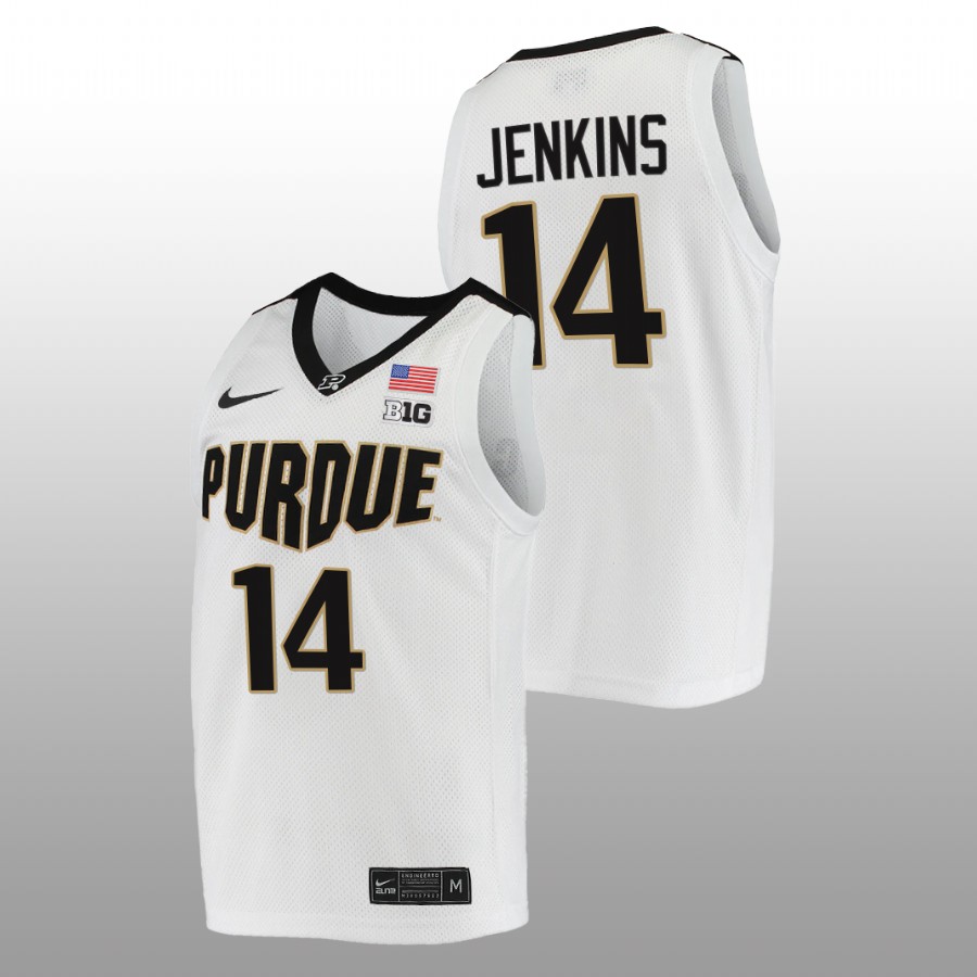 men purdue boilermakers david jenkins 2022 college basketball white jersey