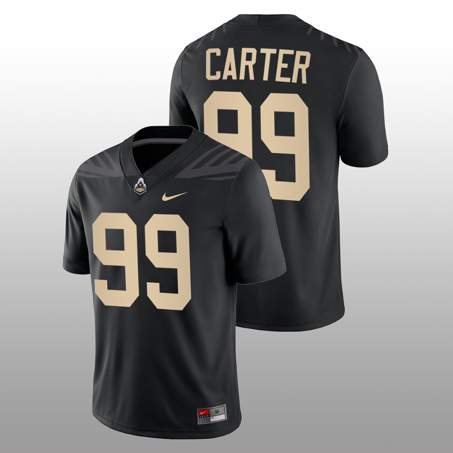 men purdue boilermakers micah carter 2022 college football black jersey