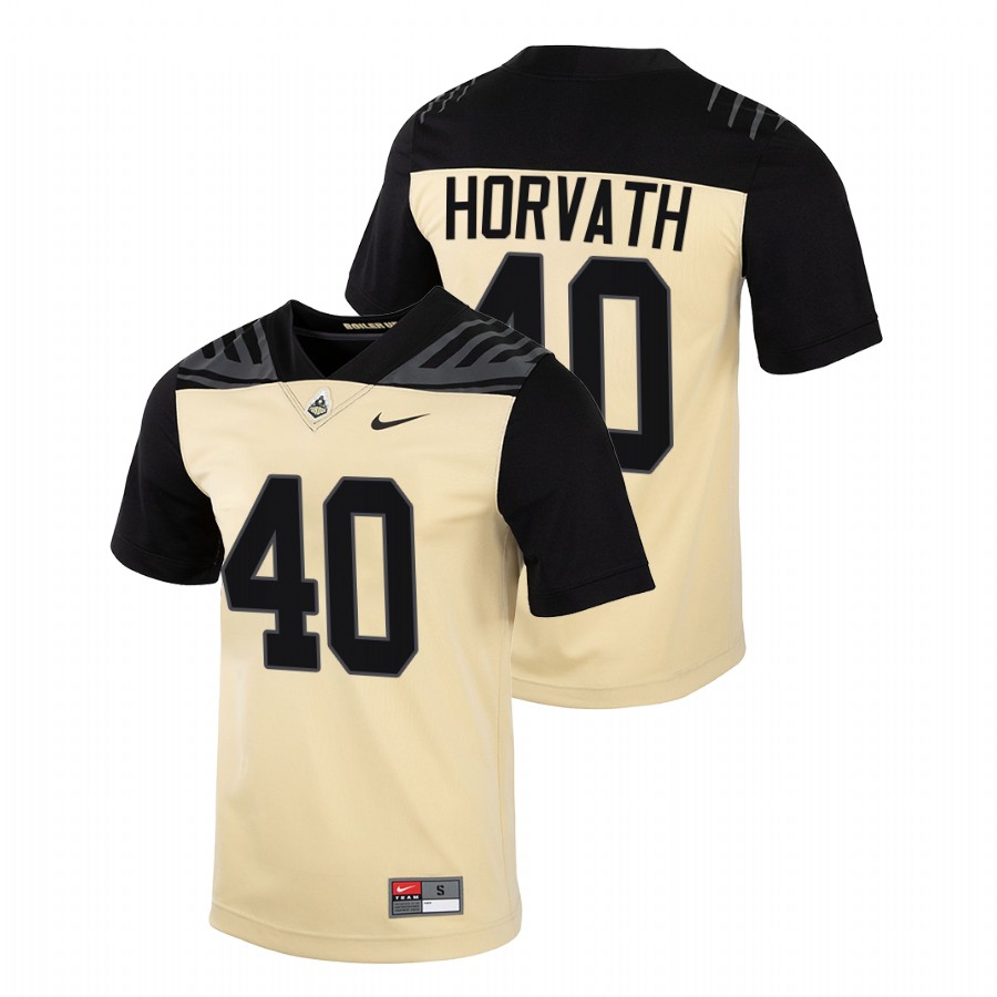 men purdue boilermakers zander horvath vapor untouchable college football gold jersey