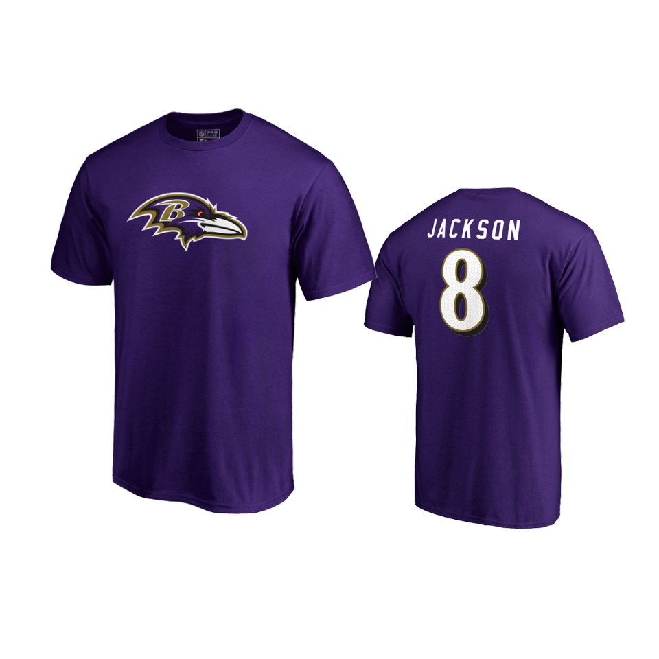 men ravens lamar jackson purple player icon t shirt