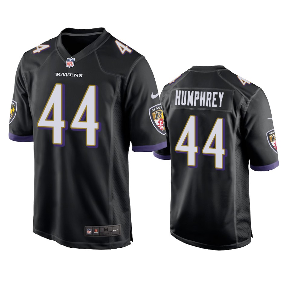 men ravens marlon humphrey black game jersey