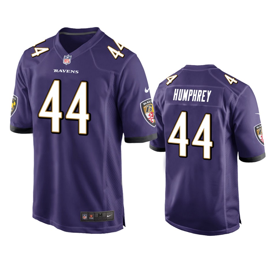 men ravens marlon humphrey purple game jersey