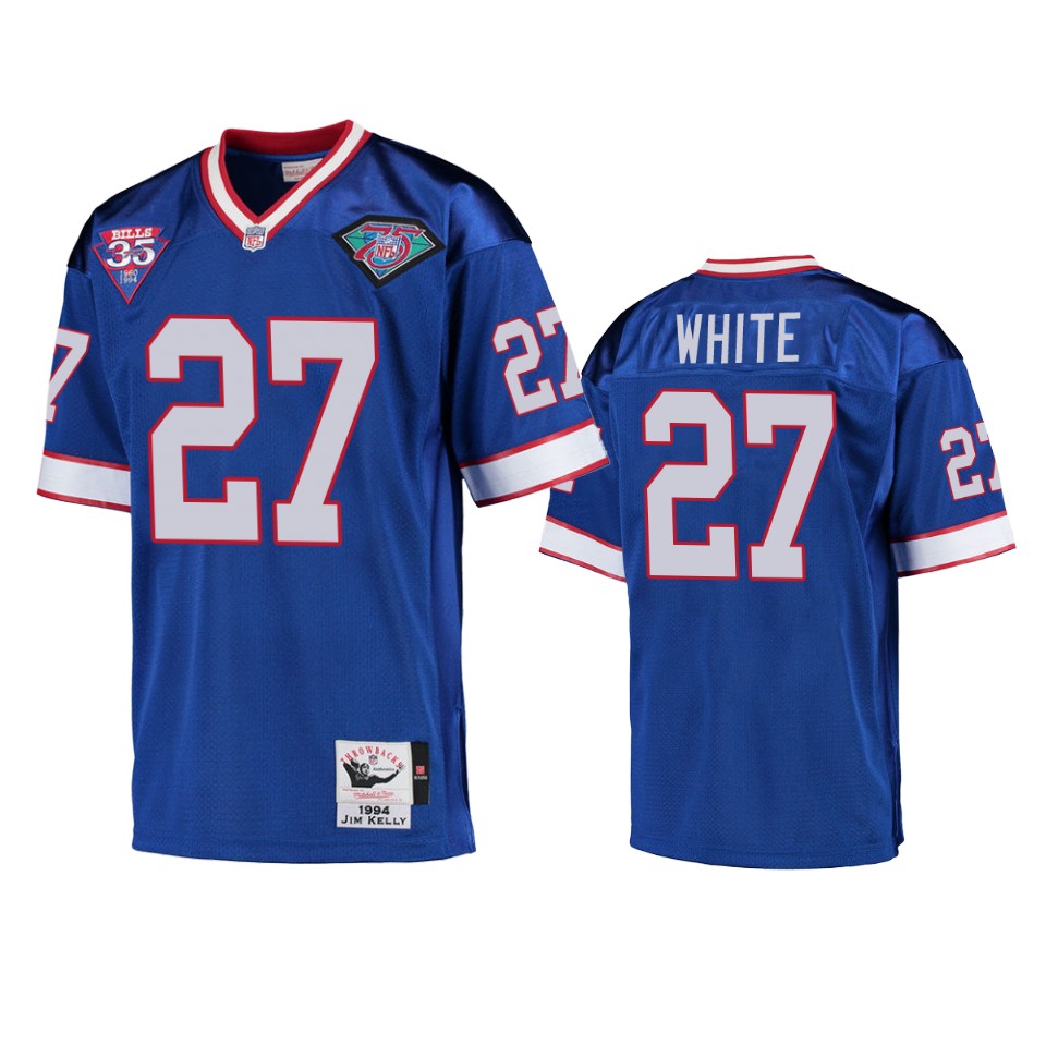 men royal tre'davious white jersey