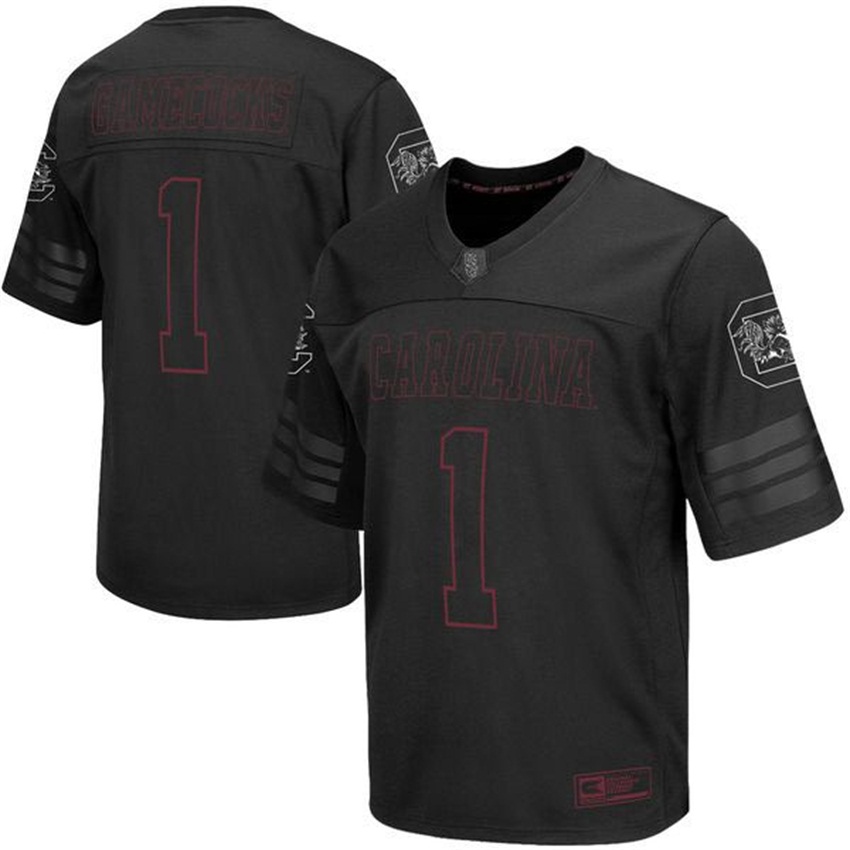 men south carolina gamecocks black 1 ncaa premier football jersey