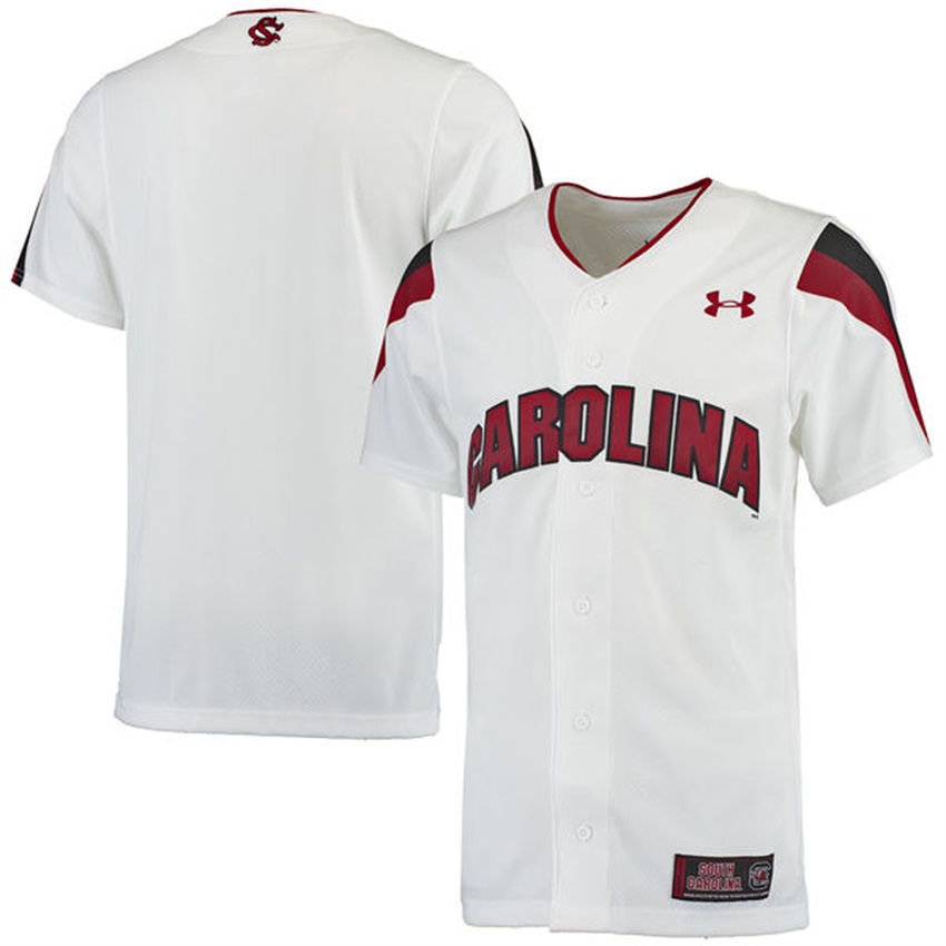 men south carolina gamecocks white ncaa premier baseball jersey