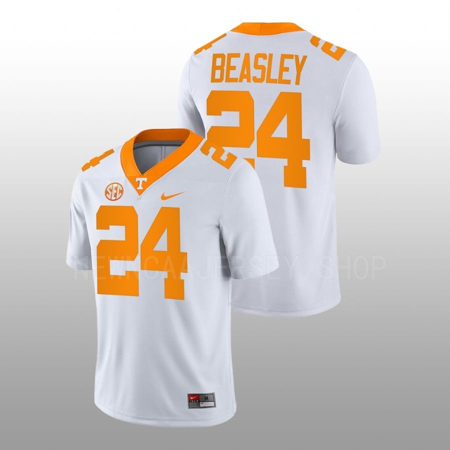 men tennessee volunteers aaron beasley nil replicaame college football white jersey