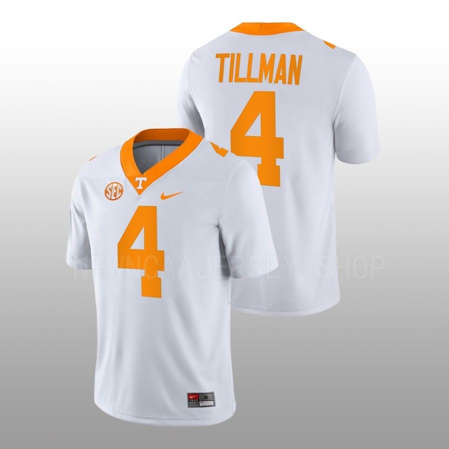 men tennessee volunteers cedric tillman nil replicaame college football white jersey