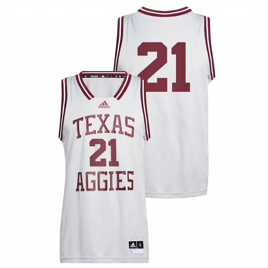 men texas a&m aggies alex caruso alumni basketball reverse retro white jersey
