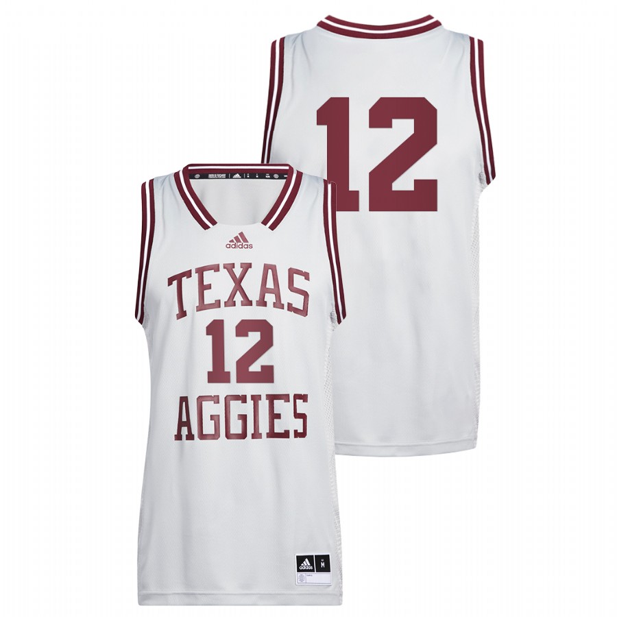 men texas a&m aggies deandre jordan alumni basketball reverse retro white jersey