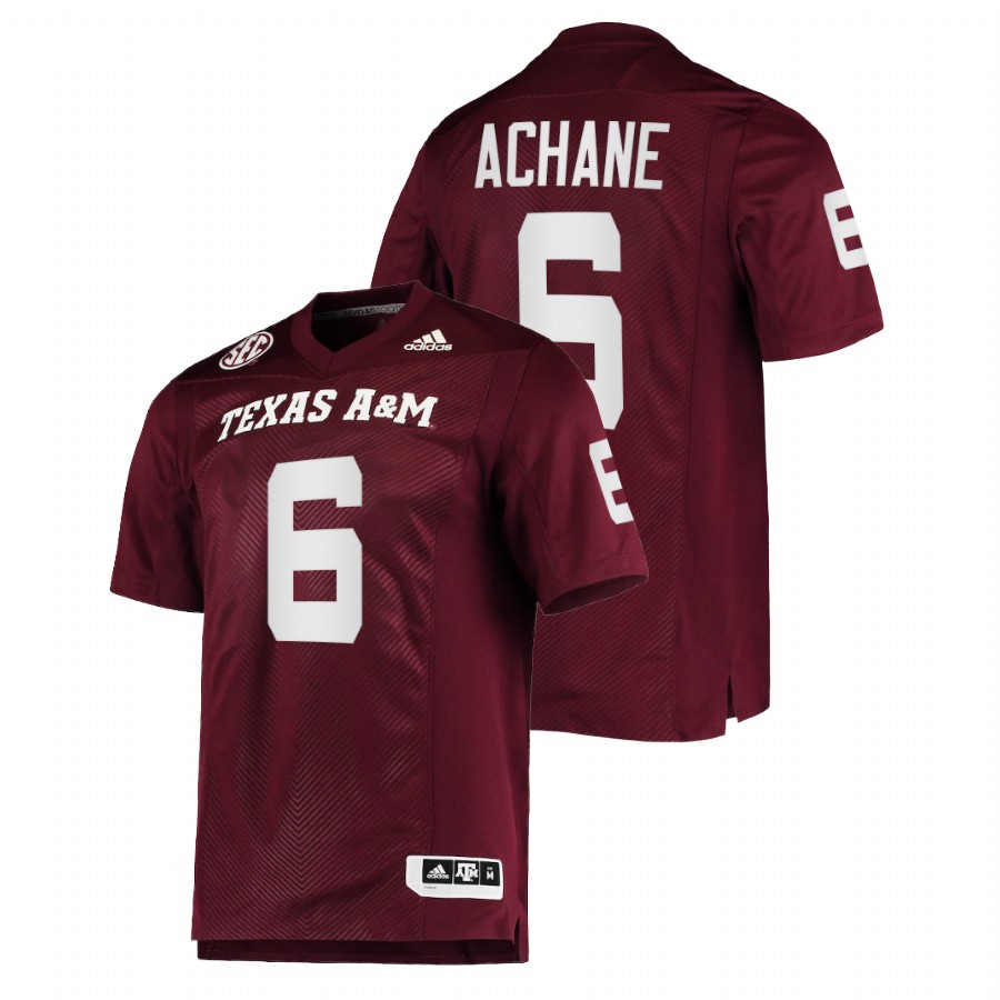 men texas a&m aggies devon achane college football maroon jersey
