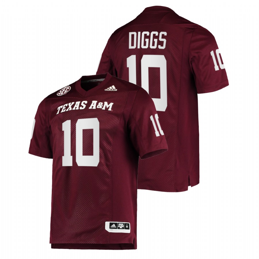 men texas a&m aggies fadil diggs college football maroon jersey