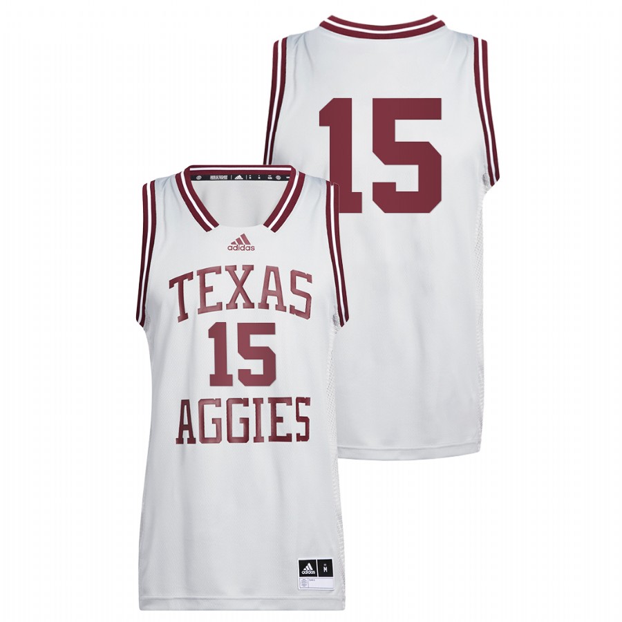 men texas a&m aggies henry coleman iii 2022 college basketball reverse retro white jersey