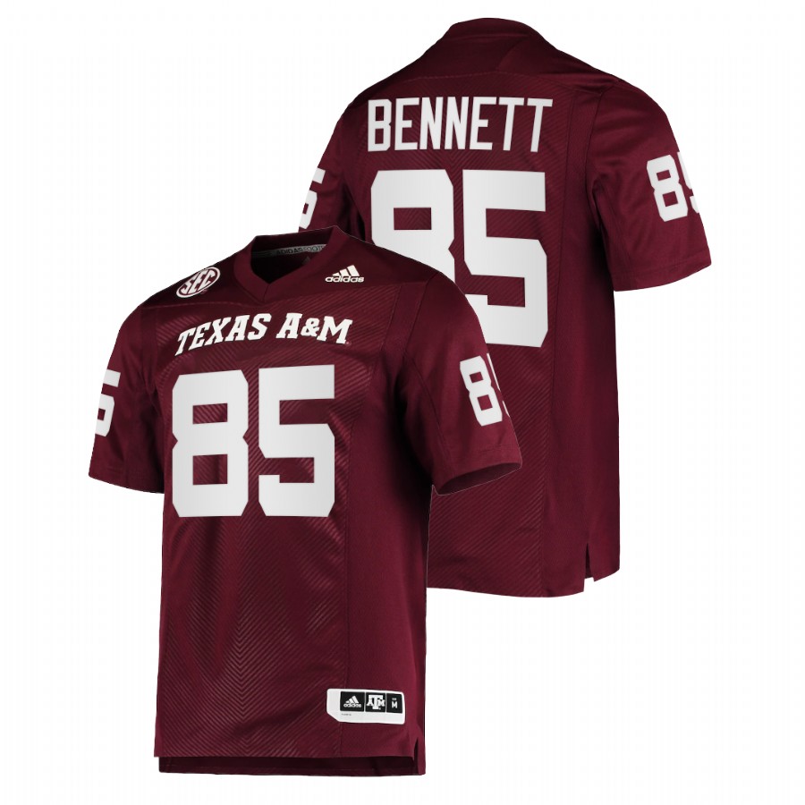 men texas a&m aggies martellus bennett alumni college football maroon jersey