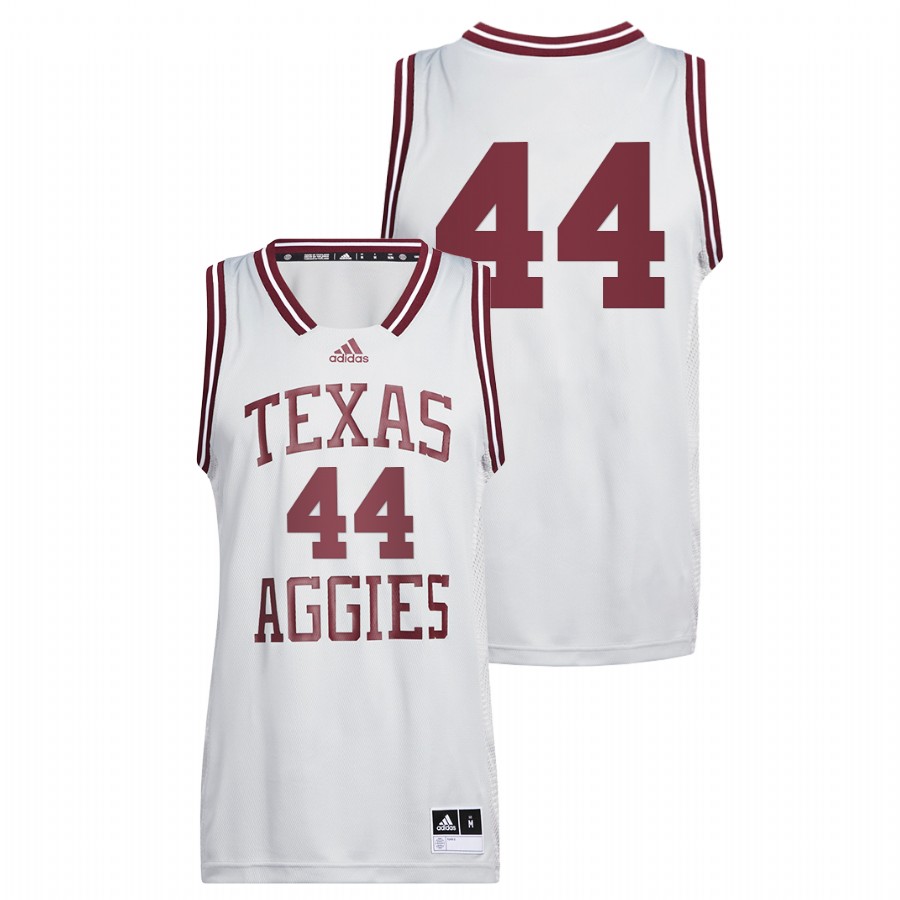 men texas a&m aggies robert williams iii alumni basketball reverse retro white jersey