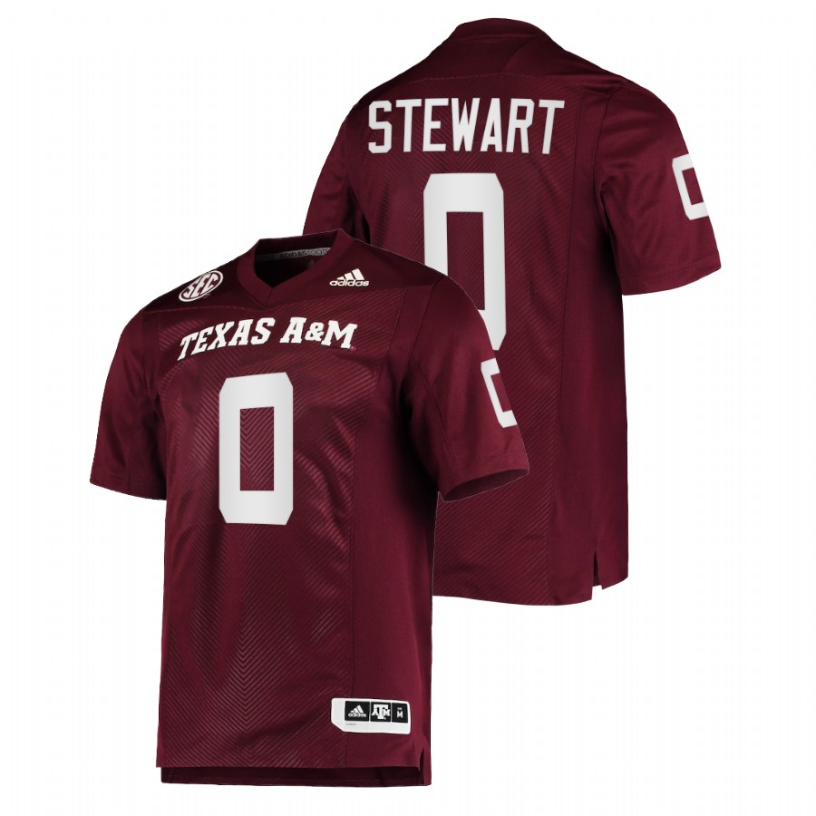 men texas a&m aggies shemar stewart college football maroon jersey