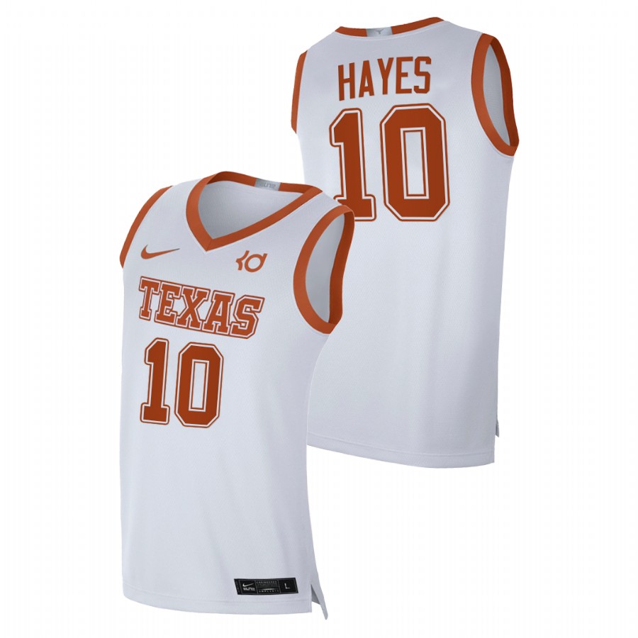 men texas longhorns jaxson hayes player alumni limited white jersey