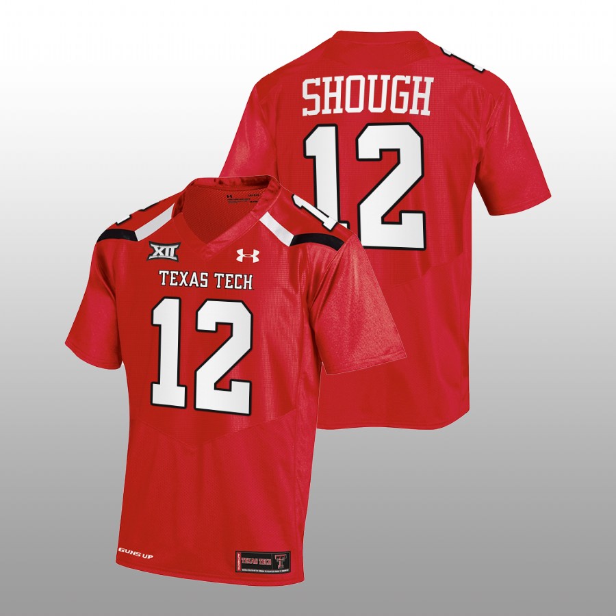 men texas tech red raiders tyler shough 2022 23 college football red jersey