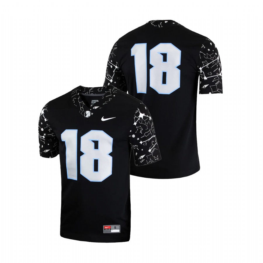 men ucf knights black college football space game jersey