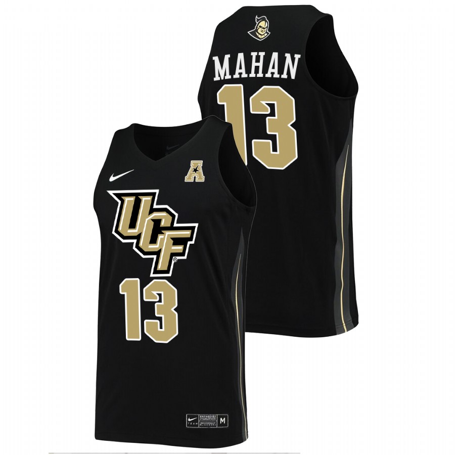 men ucf knights brandon mahan college basketball black jersey