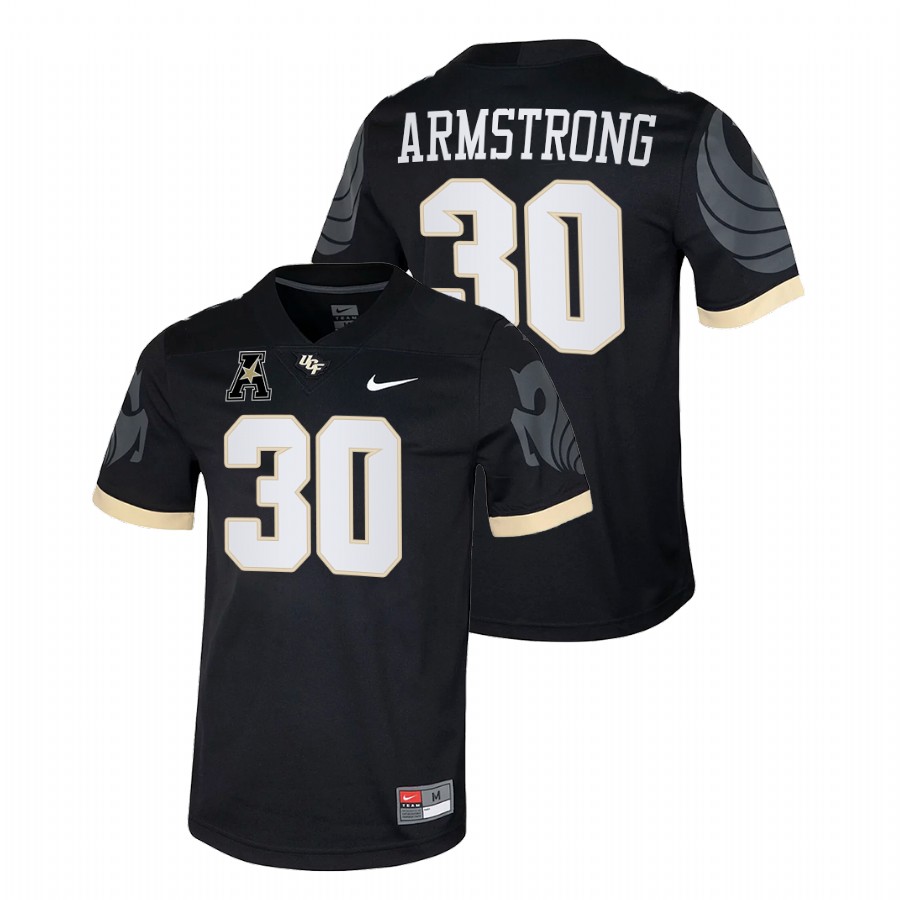 men ucf knights bryson armstrong 2021 22 college football black jersey